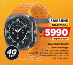 POWER Samsung Galaxy Watch Ultra LTE tilbud