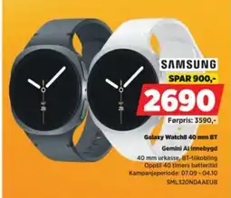 POWER Samsung Galaxy Watch8 40 mm BT tilbud