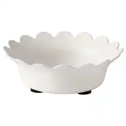 IKEA SnÖsiska Telysholder, offwhite, 2 cm tilbud