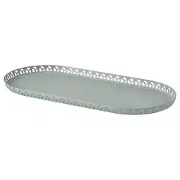 IKEA SnÖsiska Lysfat, lys grågrønn, 31x15 cm tilbud