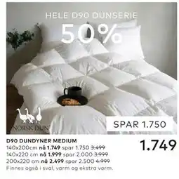 Skeidar D90 DUNDYNER MEDIUM tilbud