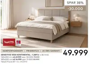 Skeidar SENSITIVE 1000 KONTINENTAL tilbud