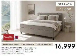 Skeidar ORIGINAL KONTINENTAL tilbud