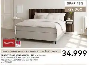 Skeidar SENSITIVE 600 KONTINENTAL tilbud