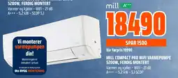 Coop Obs Mill compact pro wifi varmepumpe 5200w, ferdig montert tilbud