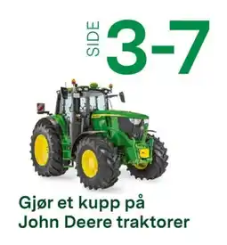 Felleskjøpet John Deere traktorer tilbud