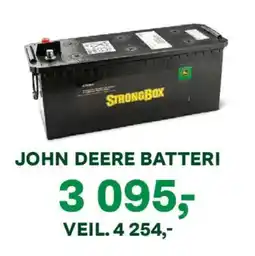 Felleskjøpet John Deere batteri tilbud
