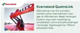 Felleskjøpet Kverneland QuatroLink tilbud