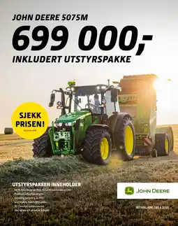 Felleskjøpet John Deere 5075m tilbud