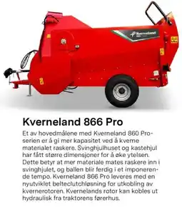 Felleskjøpet Kverneland 866 Pro tilbud