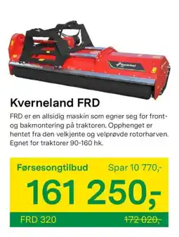 Felleskjøpet Kverneland FRD tilbud