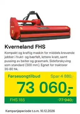 Felleskjøpet Kverneland FHS tilbud