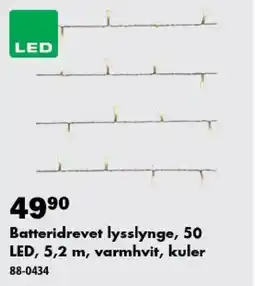 Biltema Batteridrevet lysslynge tilbud