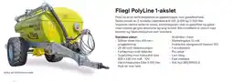 Felleskjøpet Fliegl Polyline 1-Akslet tilbud