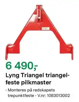 Felleskjøpet Lyng Triangel triangle-feste pilkmaster tilbud