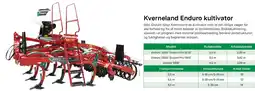 Felleskjøpet Kverneland Endura Kultivator tilbud