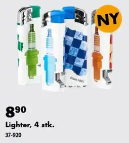 Biltema Lighter, 4 stk. tilbud