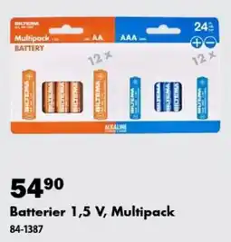 Biltema Biltema Batterier 1,5 V, Multipack tilbud