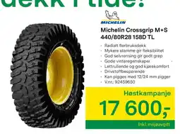 Felleskjøpet Michelin Crossgrip M+S tilbud