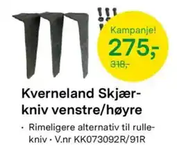 Felleskjøpet Kverneland Skjærkniv venstre/høyre tilbud