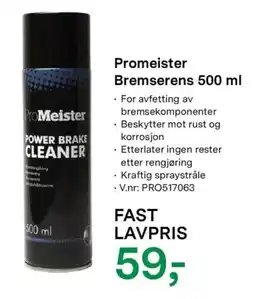 Felleskjøpet Promeister bremserens tilbud