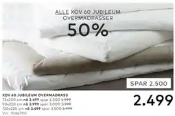 Skeidar Xov 60 jubileum overmadrass tilbud