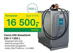 Felleskjøpet Cemo UNI diesel tank tilbud