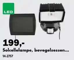 Biltema Solcellelampe, bevegelsessens tilbud