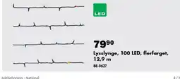 Biltema Lysslynge, 100 LED, flerfarget tilbud