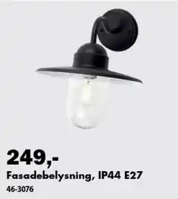 Biltema Fasadebelysning, IP44 E27 tilbud