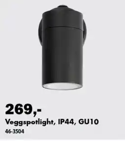 Biltema Veggspotlight, IP44, GU10 tilbud