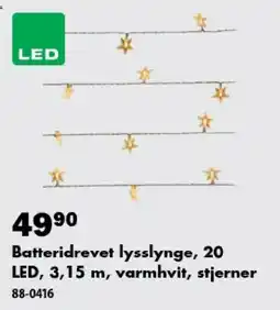 Biltema Batteridrevet lysslynge tilbud