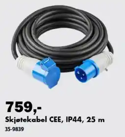 Biltema Skjøtekabel CEE tilbud