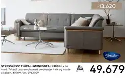 Skeidar Stressless Flora hjørnesofa tilbud