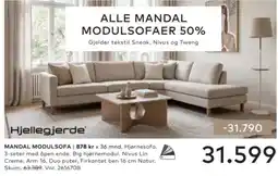 Skeidar Hjellegjerde Mandal Modulsofa tilbud