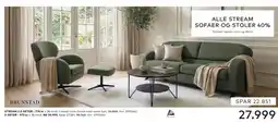 Skeidar Brunstad Stream Sofaer Og Stoler tilbud