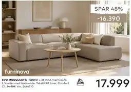 Skeidar furninova evo modulsofa tilbud