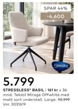 Skeidar Stressless Basil tilbud