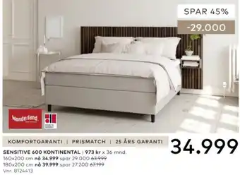 Skeidar Wonderland Sensitive 600 Kontinental tilbud