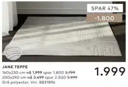 Skeidar Jane teppe tilbud