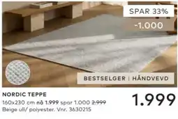 Skeidar Nordic Teppe tilbud