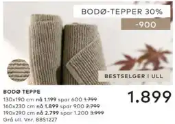 Skeidar Bodø teppe tilbud