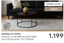 Skeidar Marseille teppe tilbud