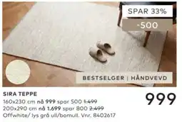Skeidar Sira teppe tilbud