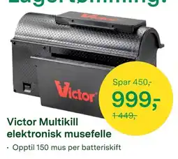 Felleskjøpet Victor Multikill elektronisk musefelle tilbud
