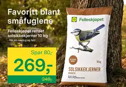 Felleskjøpet Felleskjøpet solsikkekjerner tilbud