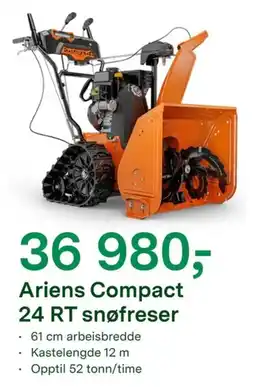 Felleskjøpet Ariens Compact 24 RT snøfreser tilbud