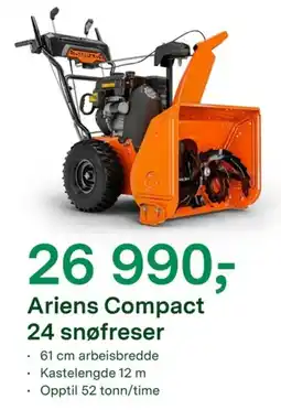 Felleskjøpet Ariens Compact 24 snøfreser tilbud