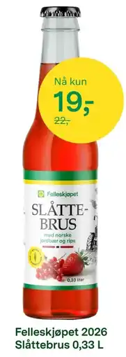 Felleskjøpet Felleskjøpet Slåttebrus tilbud