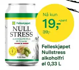 Felleskjøpet Felleskjøpet Nullstress alkoholfri øl tilbud